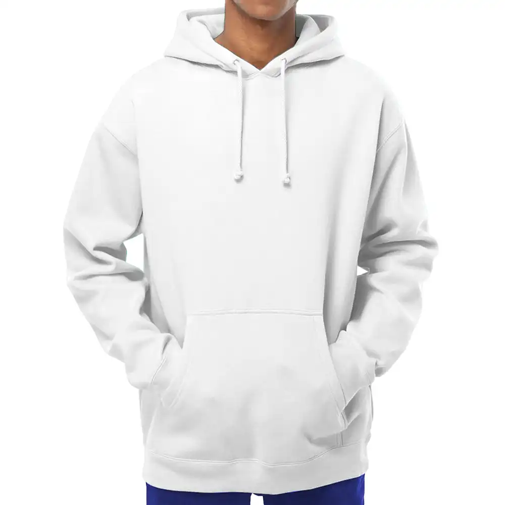 White-Heavyweight-Hooded-Sweat-No-Zip-IND4000
