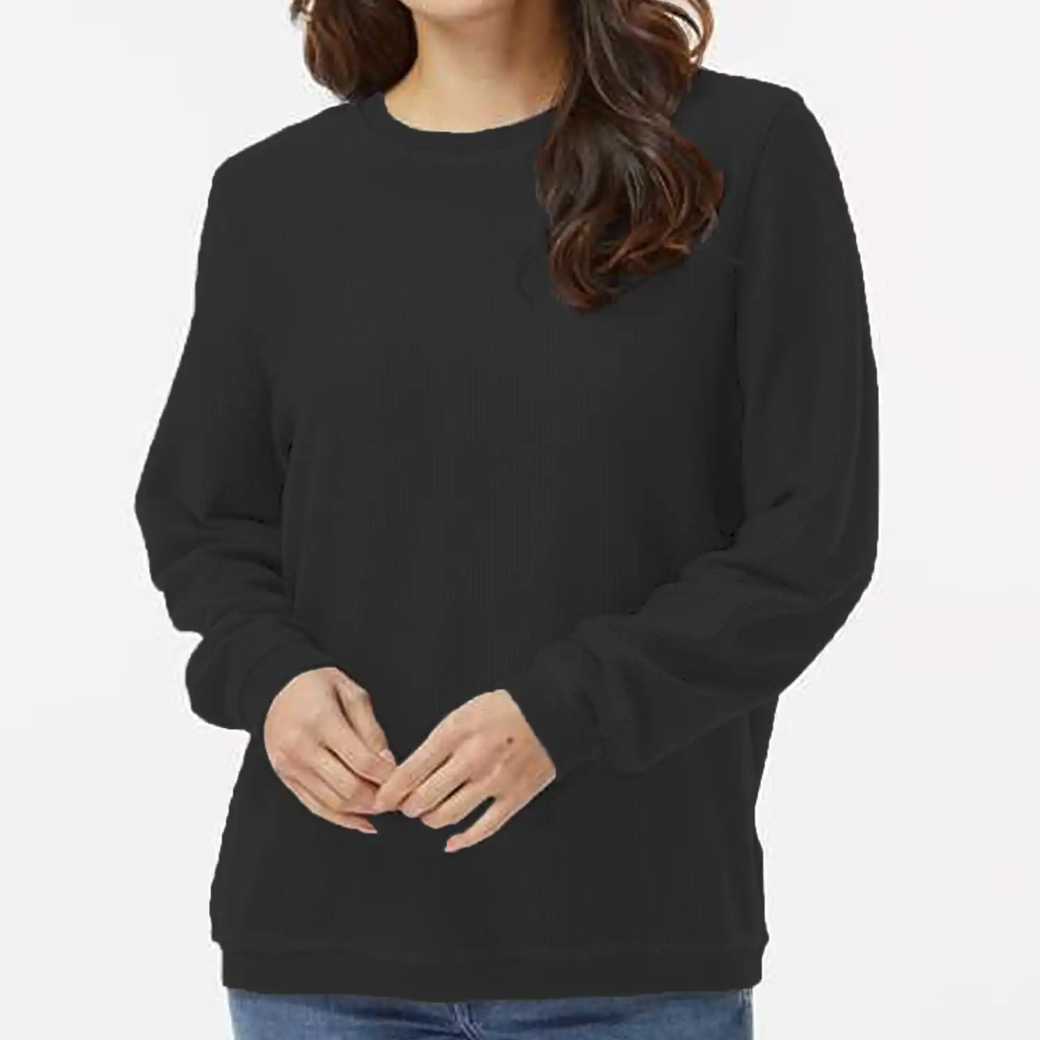 Black -Boxercraft - Corduroy Pullover - D02 copy