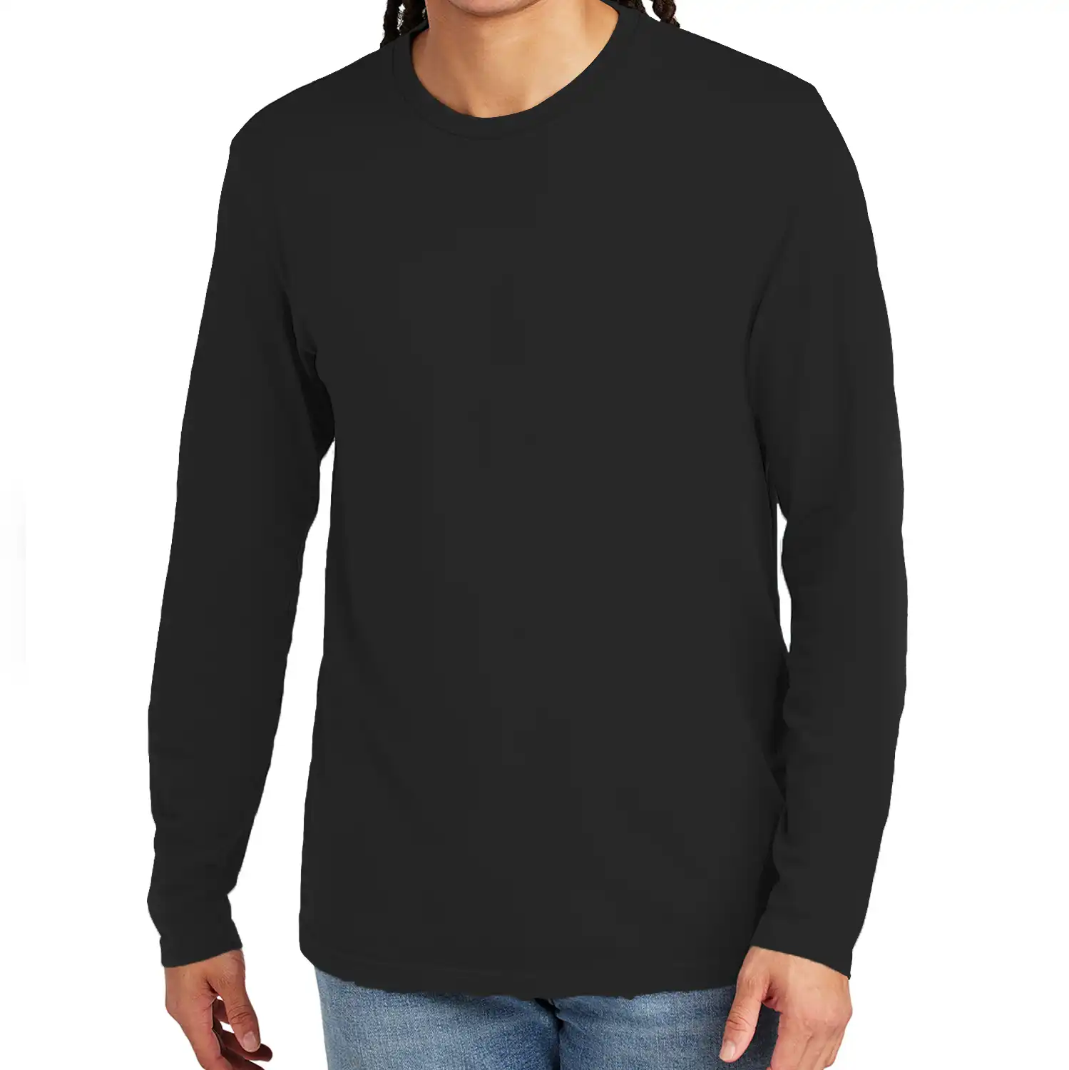 Black - DT2103 District Wash™ Long Sleeve Tee copy