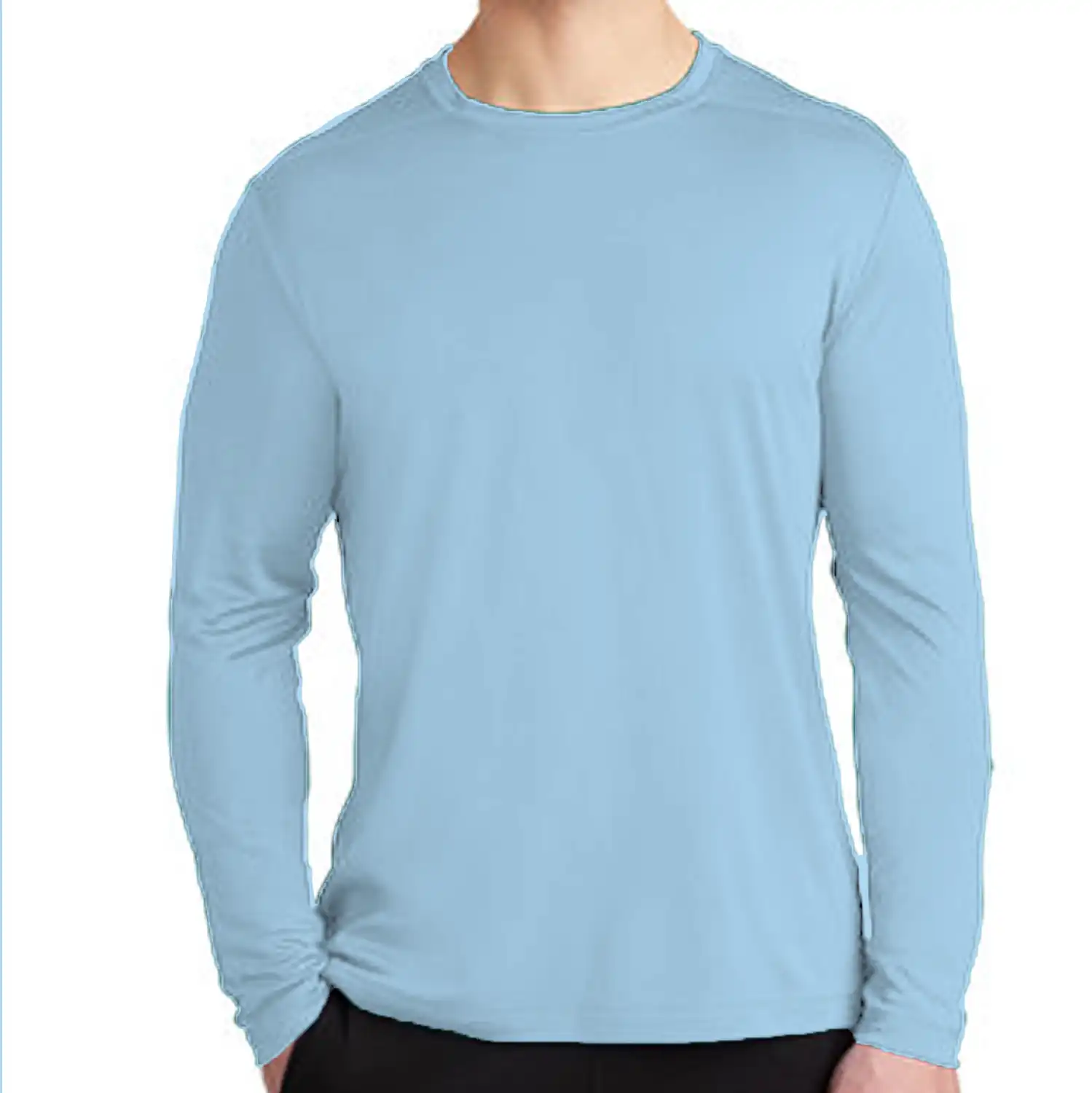 Light Blue - ST420LS Sport-Tek ® Posi-UV ® Pro Long Sleeve Tee copy