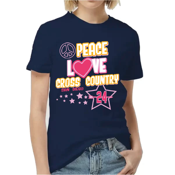 PEACE LOVE CC SD 24 navy