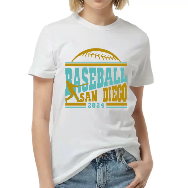 BASEBALL SD white